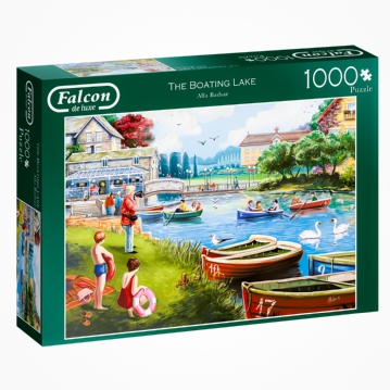 The Boating Lake 1000 Piece Falcon Jigsaw Puzzle