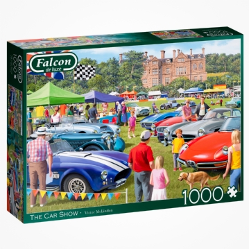 The Car show 1000 Piece Falcon Jigsaw Puzzle