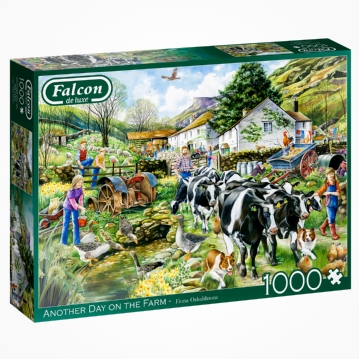 Another Day on the Farm 1000 Piece Falcon Jigsaw Puzzle