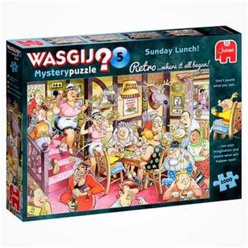 Wasgij Mystery Retro 5 Sunday Lunch Jigsaw Puzzle