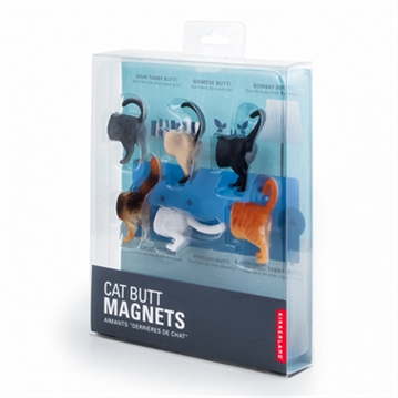 Set of 6 Cat Butt Magnets