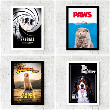 Personalised Pet Movie Prints