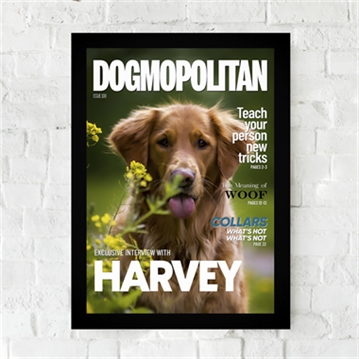 Personalised Pet Magazine Prints