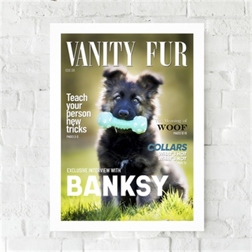 Personalised Pet Magazine Prints