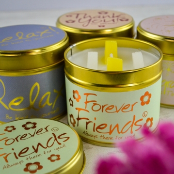 Lily Flame Scented Candle Sentiments Tins