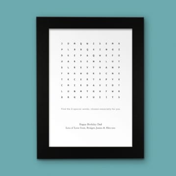 Personalised Word Search Print