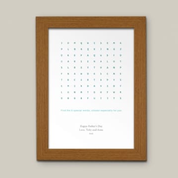 Personalised Word Search Print