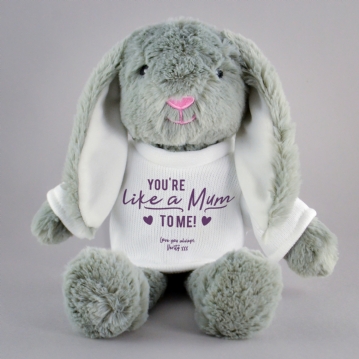 Personalised Like a Mum to Me Bunny Teddy