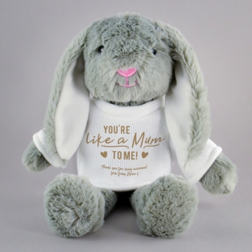 Personalised Like a Mum to Me Bunny Teddy