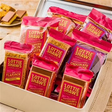 Lottie Shaw's Dog Walker's Tin of Baked Treats featuring Eleanor Tomlinson's illustration