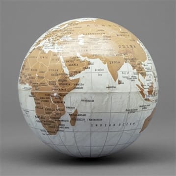 Revolving Globe - Spinning World Map