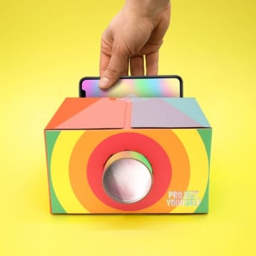 Project Yourself Rainbow Lo Fi Phone Projector