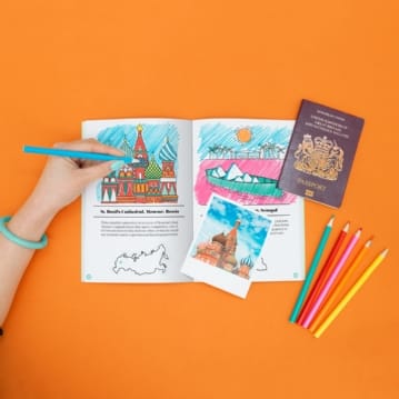 Colouring Travel Log