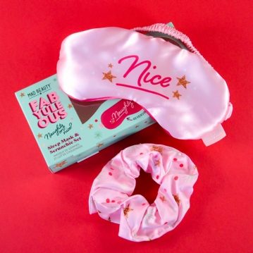 FabYuleOus Sleep Mask and Scrunchie set