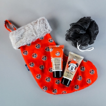 Mickey Mouse Jingle All The Way Bath & Body Stocking Set