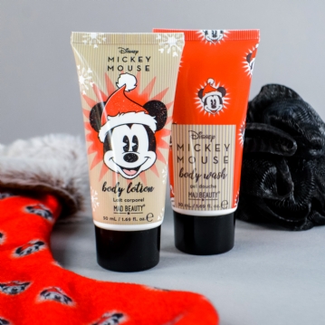 Mickey Mouse Jingle All The Way Bath & Body Stocking Set
