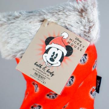 Mickey Mouse Jingle All The Way Bath & Body Stocking Set