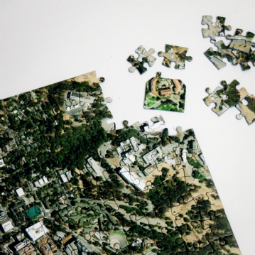 Personalised Jigsaw Puzzle 255 Pc Map 