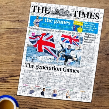 Personalised Times Newspaper Front Page Jigsaw