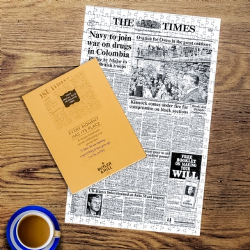 Personalised Times Newspaper Front Page Jigsaw