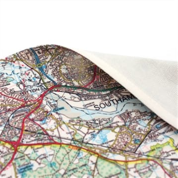Personalised Map Tea Towel