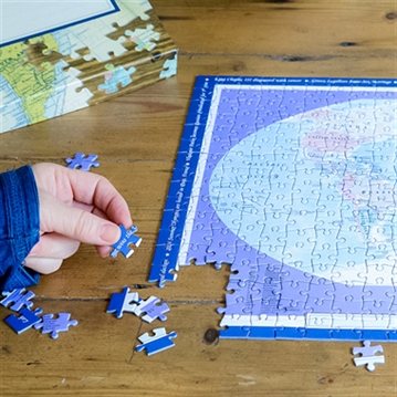400 Piece World Map Jigsaw Puzzle (1900 to 2024) - Personalised