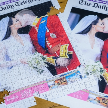 400 Piece Telegraph Front Page Newspaper Puzzle