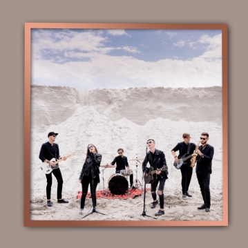 Record Album Frame - Rose Gold