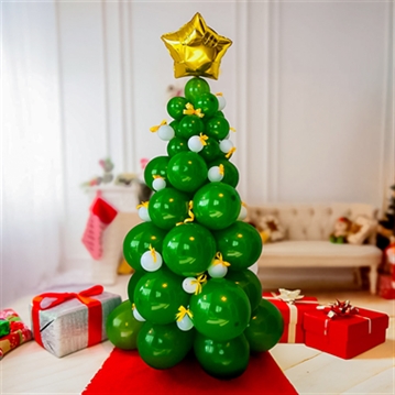 DIY Balloon Christmas Tree