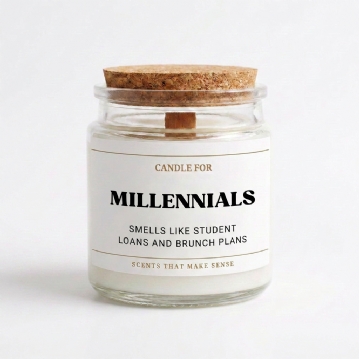 Funny Candle for Millennials