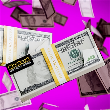 Cash Sticky Notes