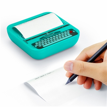 Typewriter Shaped Sticky Note Dispenser