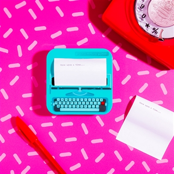 Typewriter Shaped Sticky Note Dispenser