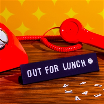Moodboard Magnetic Desk Sign