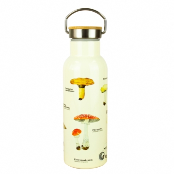 Mushroom Steel Water Bottle