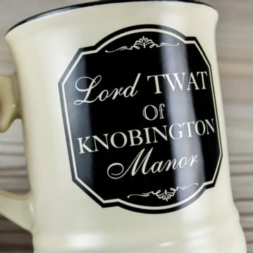 Victoriana Rude Mug - Lord