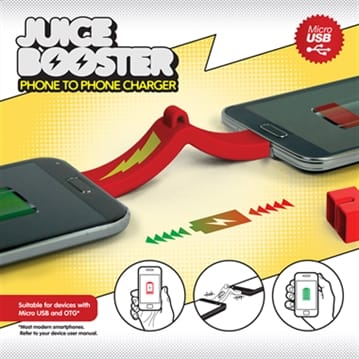 Juice Booster Phone Charger Keyring