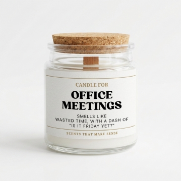Funny Candle for Office Meetings