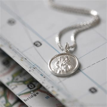St Christopher Necklace \u0026 Personalised 