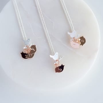 Personalised Family Bird Necklaces