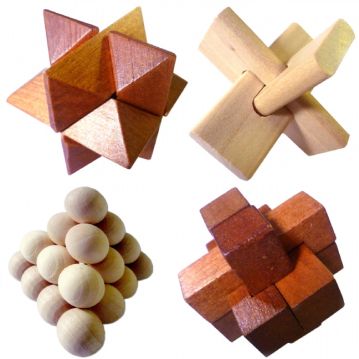 Wooden Puzzle Brain Teasers