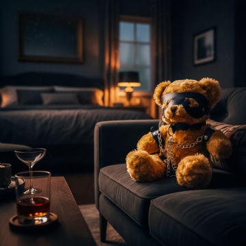 Bound to Please Bondage Bear