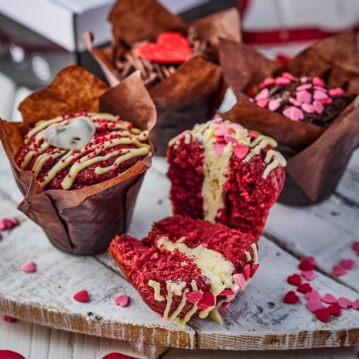 Valentines Muffin Selection