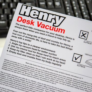 Buy Henry Hoover Desk Vacuum, Mini Computer and Keyboard Cleaner, Portable  Lightweight Desk Tidy, Novelty Stocking Stuffer Online at desertcartIreland