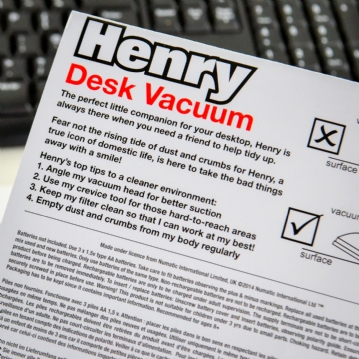 Desktop Mini Henry Vacuum