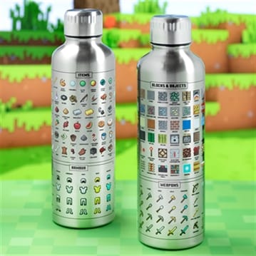 Minecraft Metal Travel Bottle