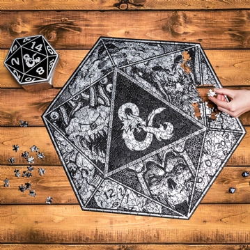 750pc Dungeons and Dragons D20 Dice Jigsaw Puzzle