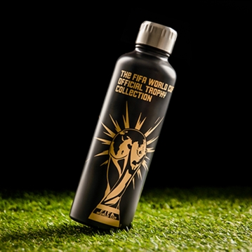 FIFA World Cup Black and Gold Metal Water Bottle