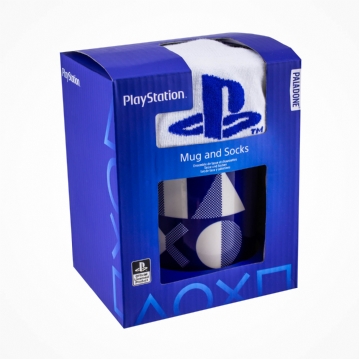 PlayStation Mug and UK Size 7 11 Socks Gift Set Find Me A Gift