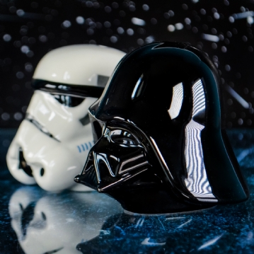 Darth Vader and Stormtrooper Salt and Pepper Shakers